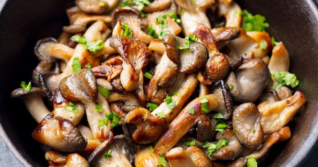 Sauteing Mushrooms